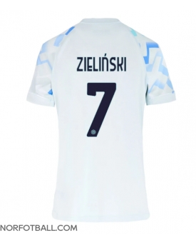 Billige Fotballdrakt Inter Milan Piotr Zielinski #7 Replika Bortedrakt Dame 2025-26 Kortermet Billige Fotballdrakt Inter Milan Piotr Zielinski #7 Replika Bortedrakt Dame 2025-26 Kortermet